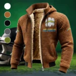 Electric Army Fleece-Lined Hooded Jacket, Sub-Zero Fleece-Lined Shield HVN1453LC - brown