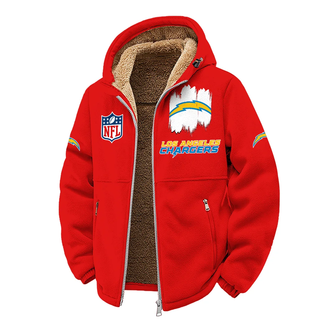 Electric Army Winter Fleece Jacket, Cross-Training Thermal Zip HVN1453LC - red - Image 2
