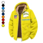 Electric Army Winter Fleece Jacket, Cross-Training Thermal Zip HVN1453LC - Yellow