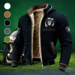 Black Pride Fleece-Lined Hooded Jacket, Deep Winter Insulated Hoody HVN1453LV - Black