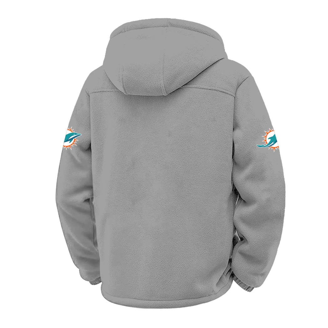 Marine Army Winter Fleece Jacket, Winter Endurance Jacket HVN1453MD - Grey - Image 3
