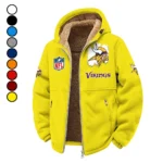 Purple Horns Winter Fleece Jacket, Ultra-Soft Fleece Shell HVN1453MV - Yellow