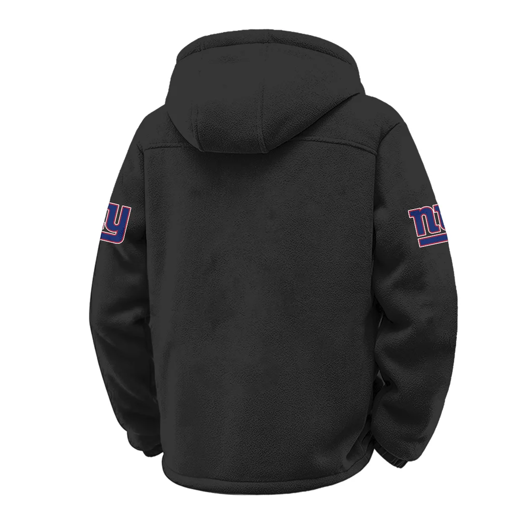 Blue Pride Winter Fleece Jacket, Heavyweight Plush Fleece HVN1453NG - Black - Image 3