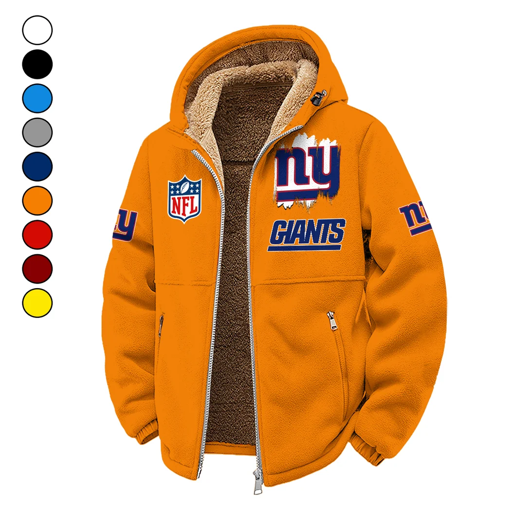 Blue Pride Winter Fleece Jacket, Heavyweight Plush Fleece HVN1453NG - Orange