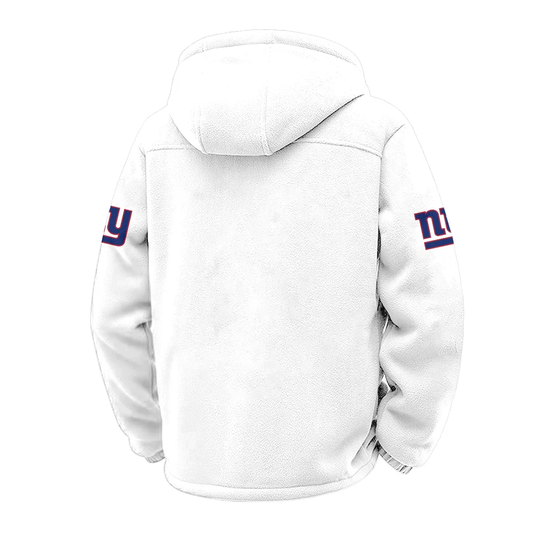 Blue Pride Winter Fleece Jacket, Heavyweight Plush Fleece HVN1453NG - White - Image 3