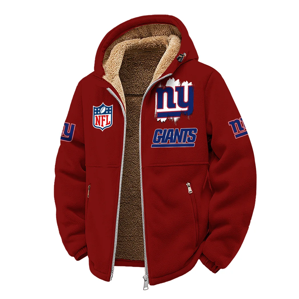 Blue Pride Winter Fleece Jacket, Heavyweight Plush Fleece HVN1453NG - Wine - Image 2
