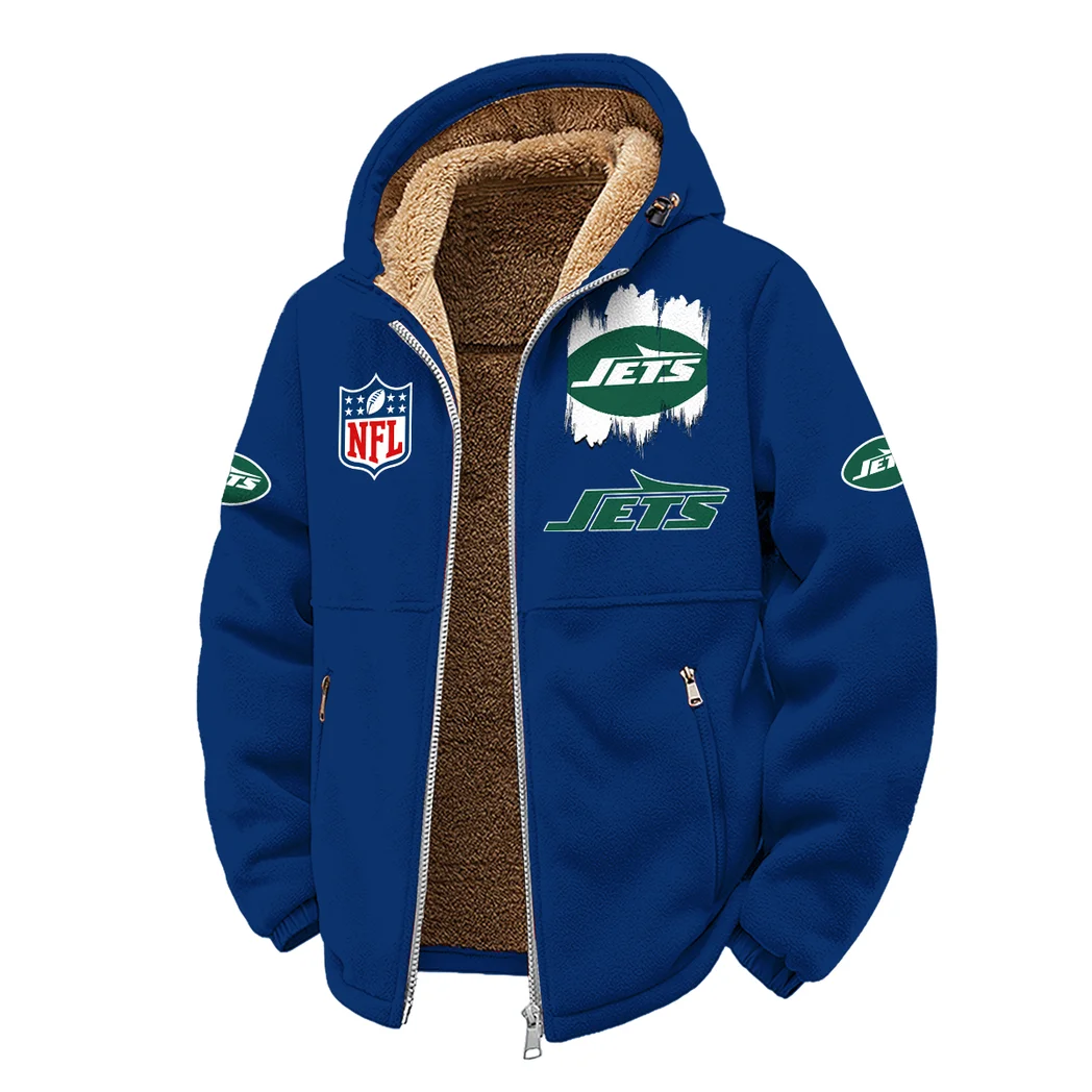Midnight Sparks Winter Fleece Jacket, Brushed Interior Winter Fleece HVN1453NJ - Navy - Image 2
