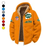 Midnight Sparks Winter Fleece Jacket, Brushed Interior Winter Fleece HVN1453NJ - Orange
