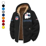 Match Day Squad Winter Fleece Jacket, Luxe Microfleece Pullover HVN1453NP - Black