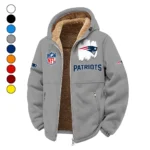 Match Day Squad Winter Fleece Jacket, Luxe Microfleece Pullover HVN1453NP - Grey