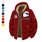 Match Day Squad Winter Fleece Jacket, Luxe Microfleece Pullover HVN1453NP - Wine