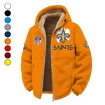 Midnight Talons Winter Fleece Jacket, Anti-Pill Thermal Fleece HVN1453NS - Orange