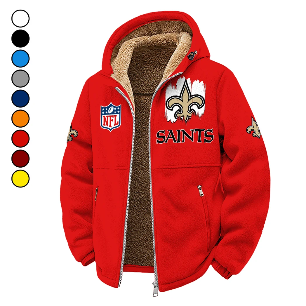 Midnight Talons Winter Fleece Jacket, Anti-Pill Thermal Fleece HVN1453NS - red