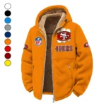 Victory Horns Winter Fleece Jacket, Breathable Winter Comfort HVN1453SF - Orange