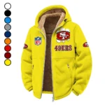 Victory Horns Winter Fleece Jacket, Breathable Winter Comfort HVN1453SF - Yellow