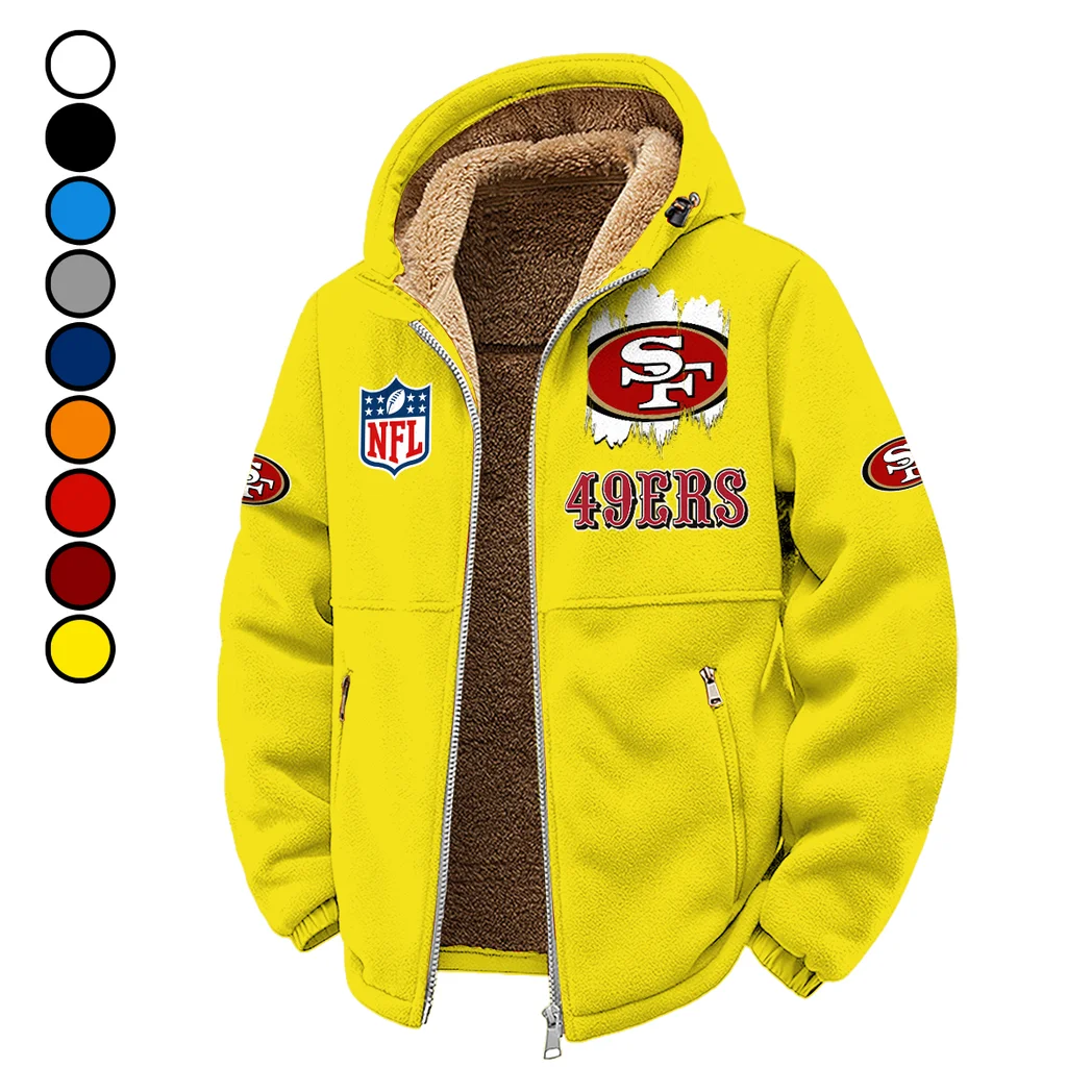 Victory Horns Winter Fleece Jacket, Breathable Winter Comfort HVN1453SF - Yellow