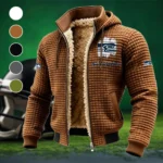 Midnight Command Fleece-Lined Hooded Jacket, Breathable Warmth Sport Jacket HVN1453SS - brown