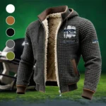 Midnight Command Fleece-Lined Hooded Jacket, Breathable Warmth Sport Jacket HVN1453SS - Grey