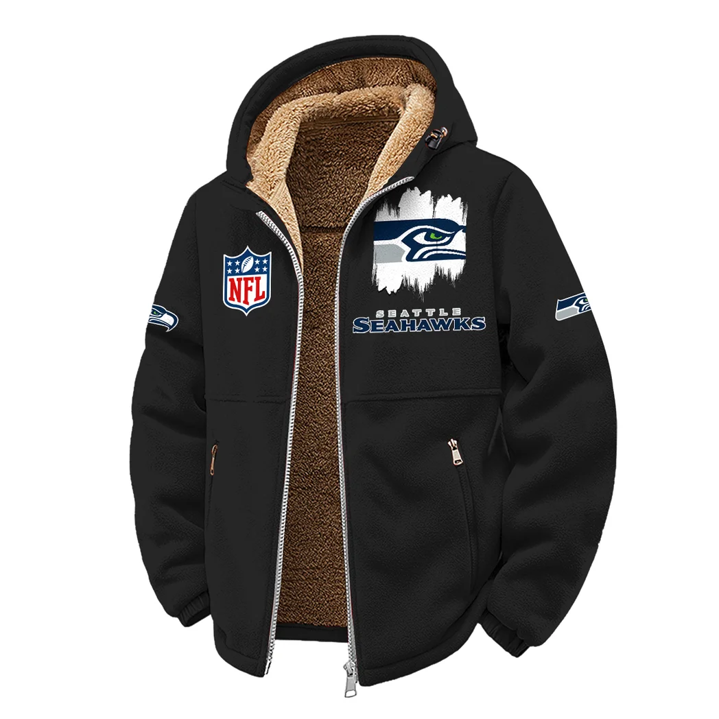 Midnight Command Winter Fleece Jacket, Premium Fleece Barrier HVN1453SS - Black - Image 2