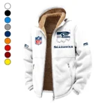 Midnight Command Winter Fleece Jacket, Premium Fleece Barrier HVN1453SS - White