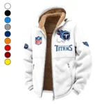 Blue Pride Winter Fleece Jacket, Thermal Winter Fleece HVN1453TT - White