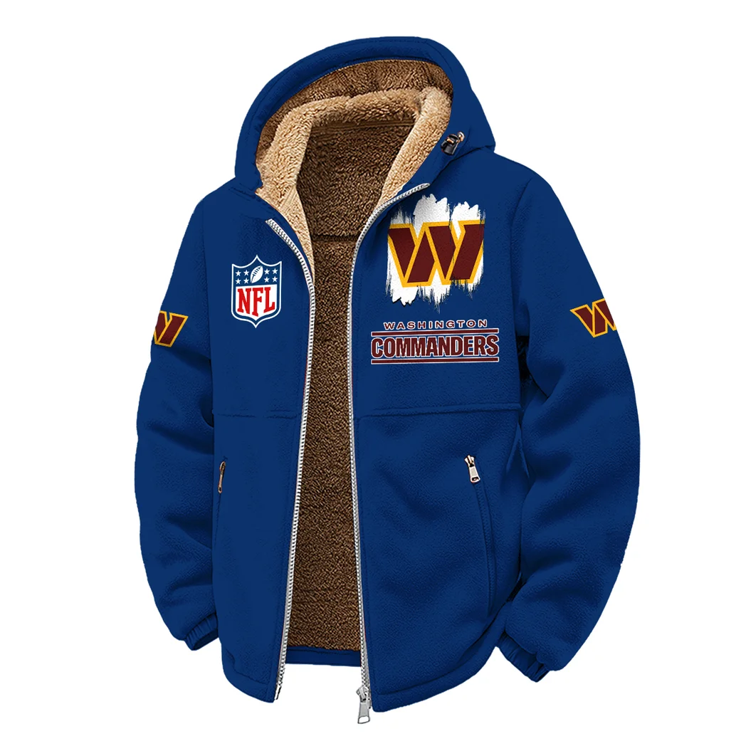 Capital Fans Winter Fleece Jacket, Arctic Expedition Fleece HVN1453WC - Navy - Image 2