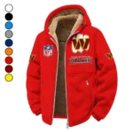 Capital Fans Winter Fleece Jacket, Arctic Expedition Fleece HVN1453WC - red