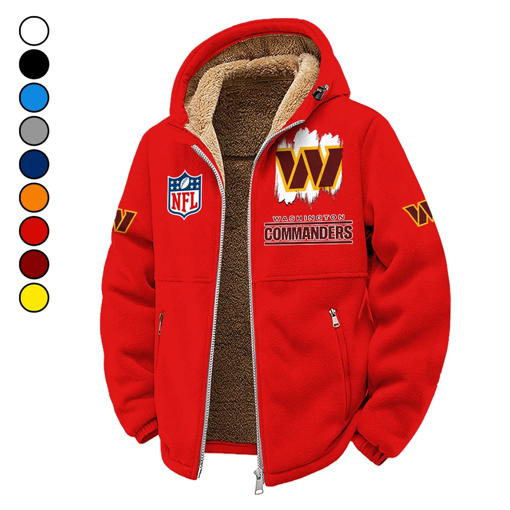 Capital Fans Winter Fleece Jacket, Arctic Expedition Fleece HVN1453WC - red