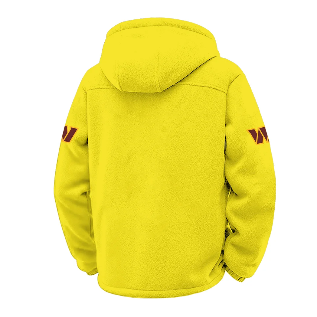 Capital Fans Winter Fleece Jacket, Arctic Expedition Fleece HVN1453WC - Yellow - Image 3