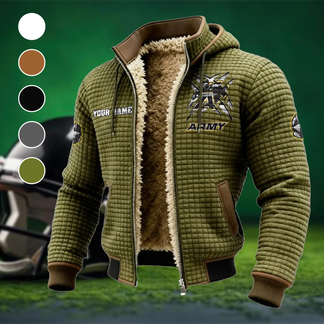 The Mule Squad Fleece-Lined Hooded Jacket, Endurance Sport Thermal Hoody HVN1454AB - Green