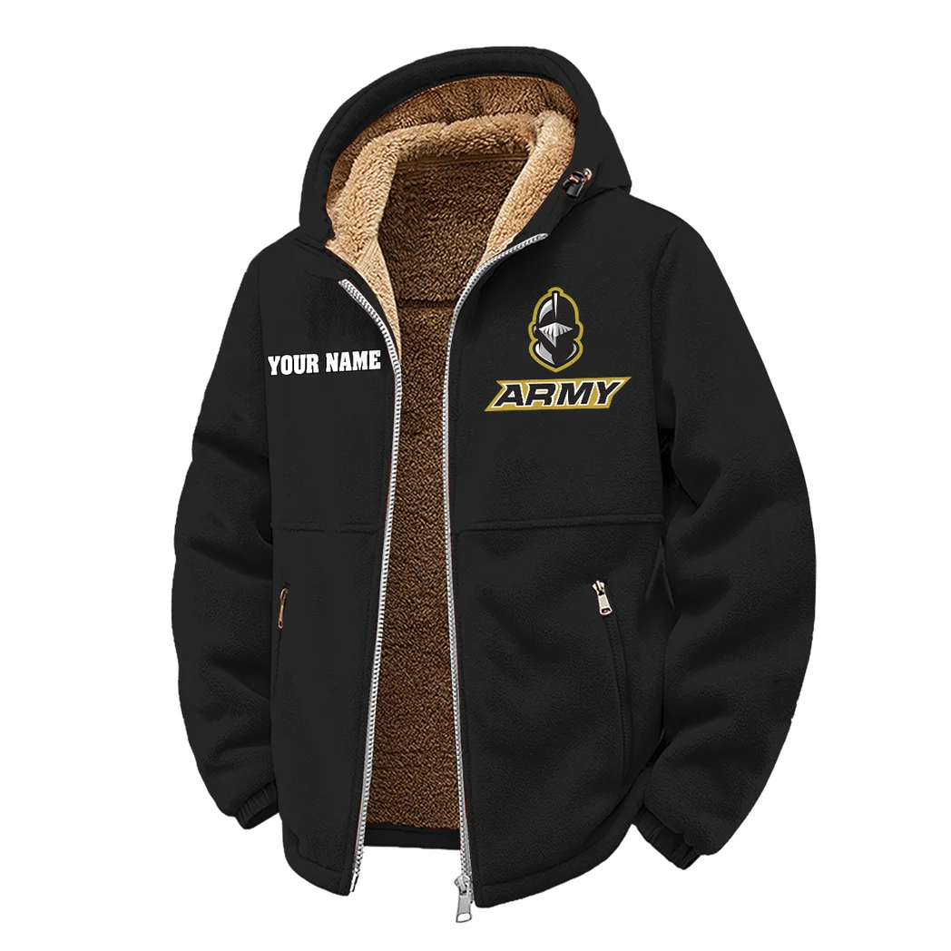 The Mule Squad Winter Fleece Jacket, Thermal Winter Fleece HVN1454AB - Black - Image 2