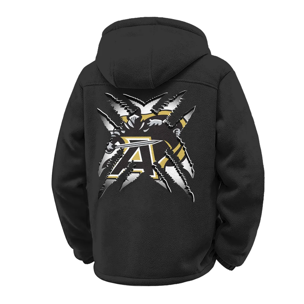 The Mule Squad Winter Fleece Jacket, Thermal Winter Fleece HVN1454AB - Black - Image 3