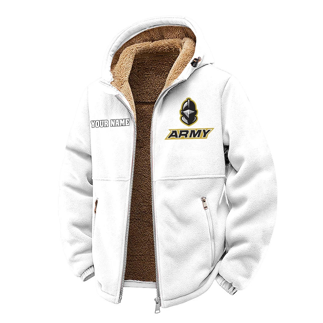 The Mule Squad Winter Fleece Jacket, Thermal Winter Fleece HVN1454AB - White - Image 2