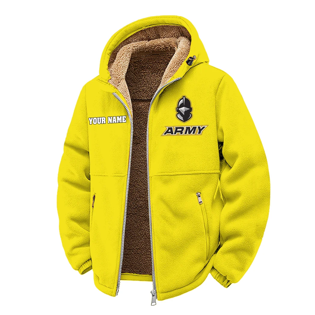 The Mule Squad Winter Fleece Jacket, Thermal Winter Fleece HVN1454AB - Yellow - Image 2