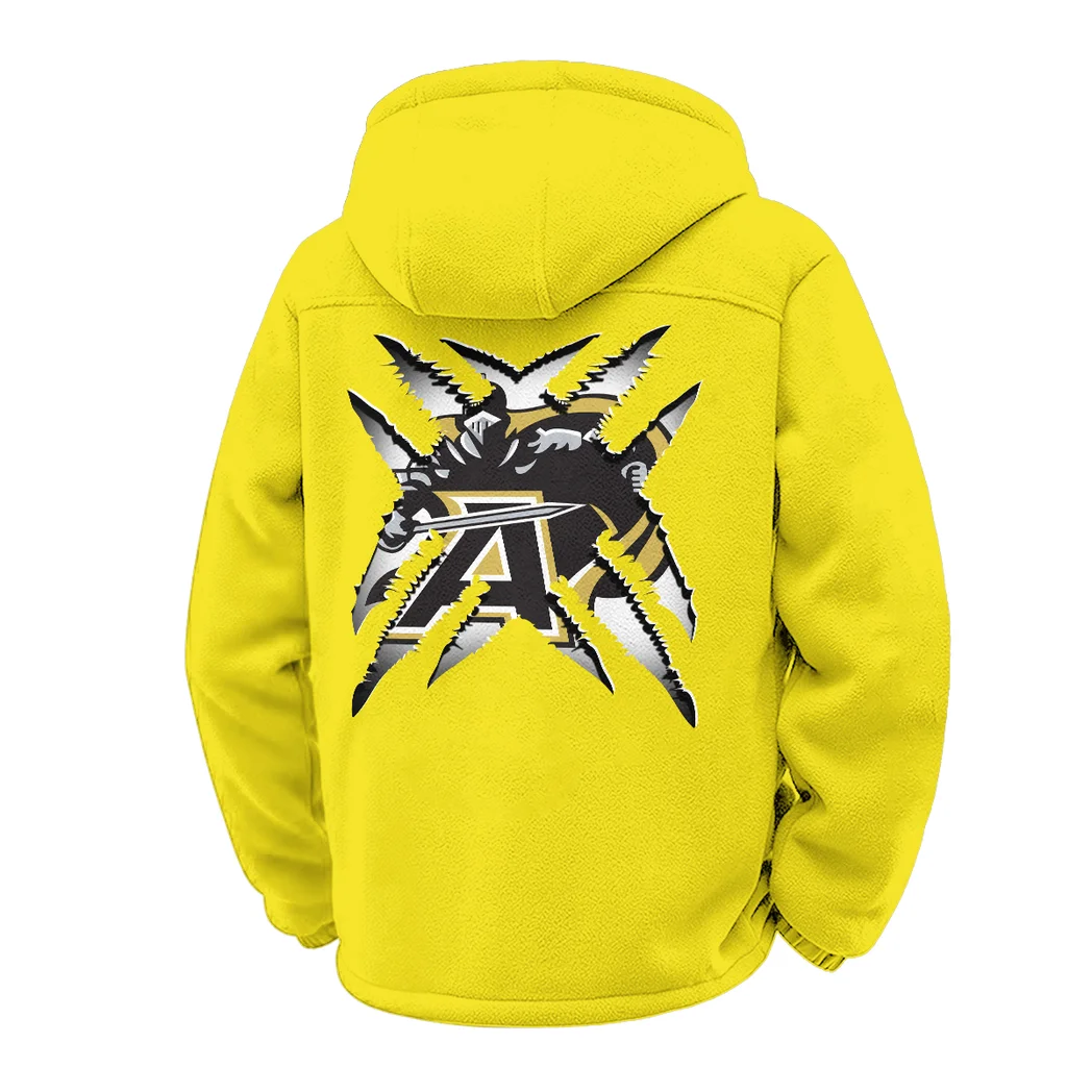 The Mule Squad Winter Fleece Jacket, Thermal Winter Fleece HVN1454AB - Yellow - Image 3