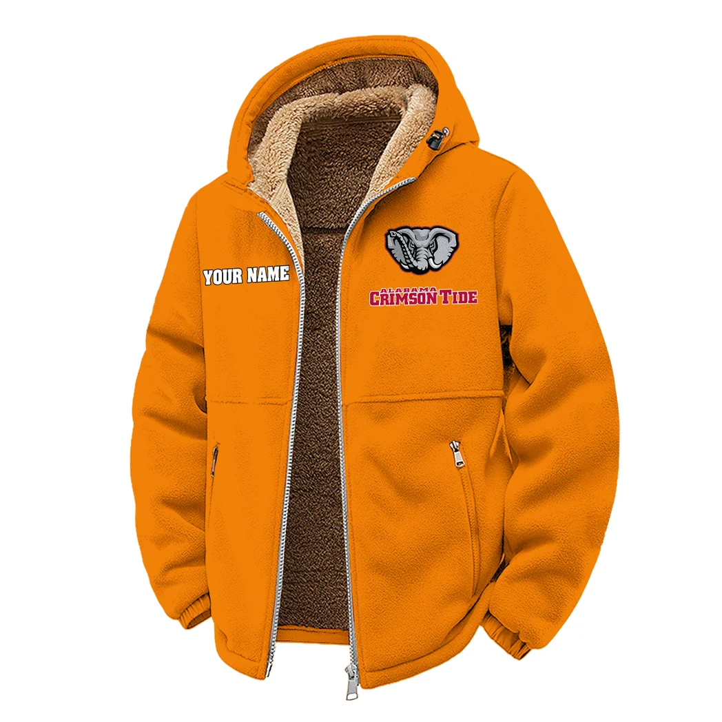Dixie’s Pride Winter Fleece Jacket, Arctic Expedition Fleece HVN1454AC - Orange - Image 2