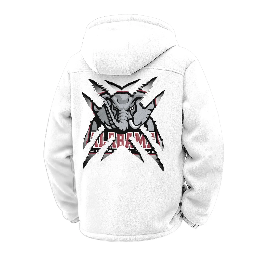 Dixie’s Pride Winter Fleece Jacket, Arctic Expedition Fleece HVN1454AC - White - Image 3