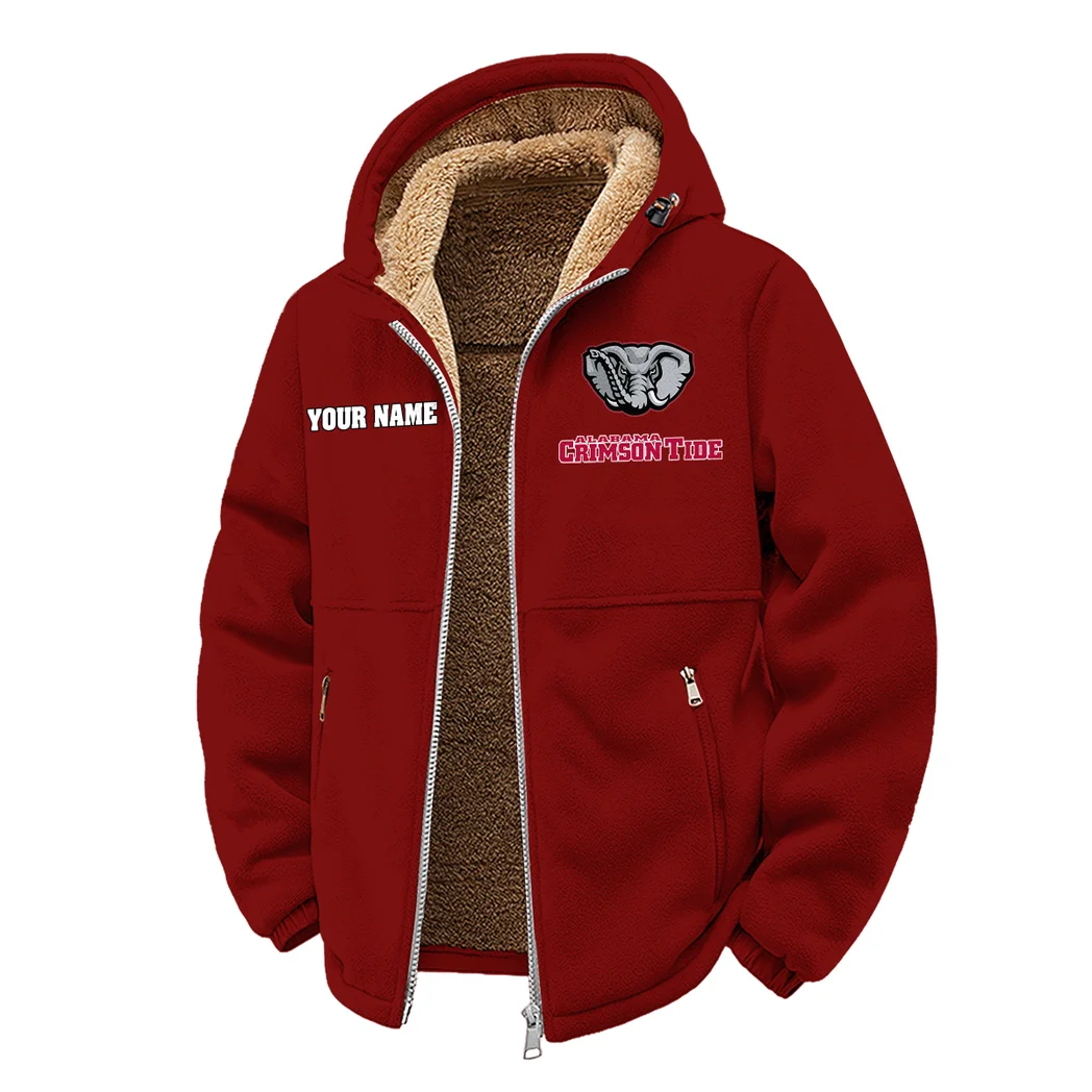 Dixie’s Pride Winter Fleece Jacket, Arctic Expedition Fleece HVN1454AC - Wine - Image 2