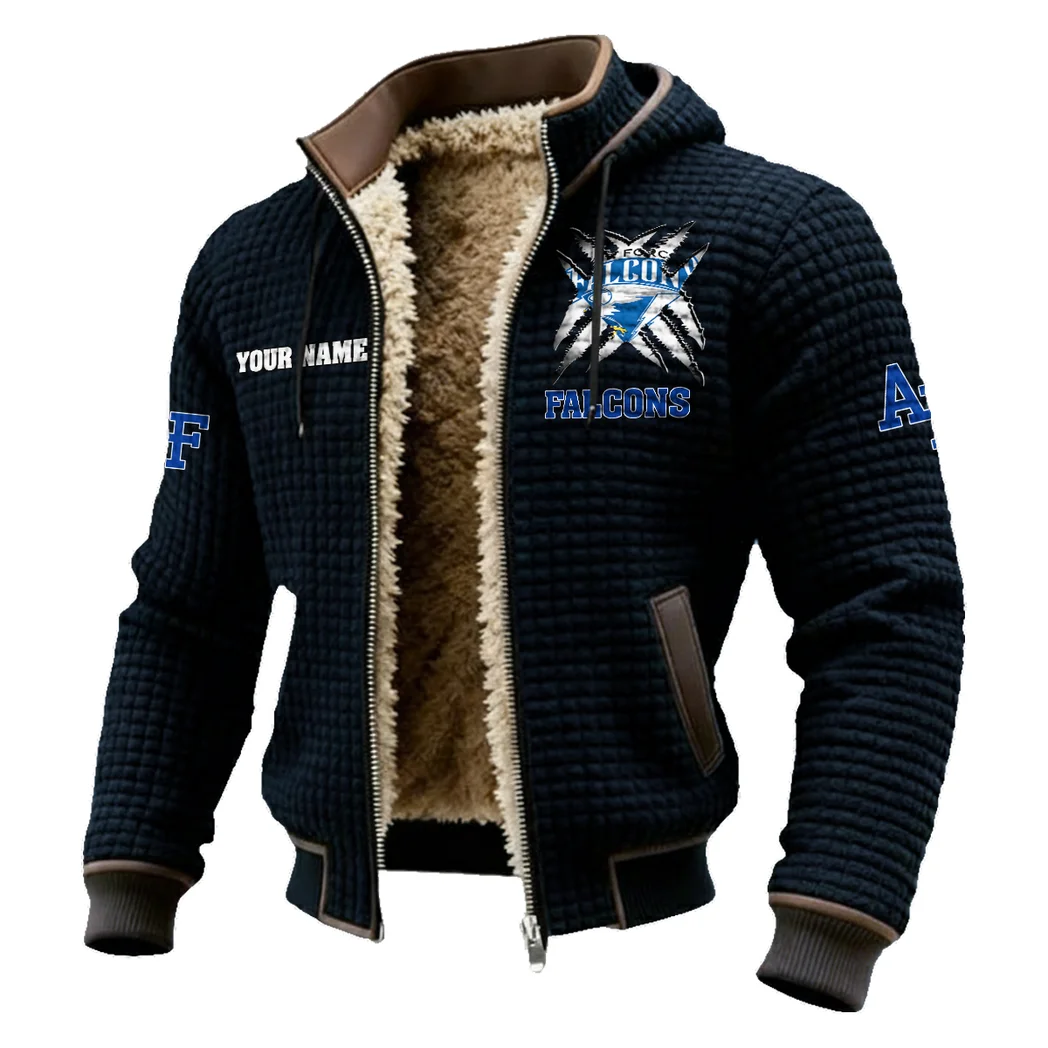 The Academy Fleece-Lined Hooded Jacket, High-Performance Trail Jacket HVN1454AF - Black - Image 2