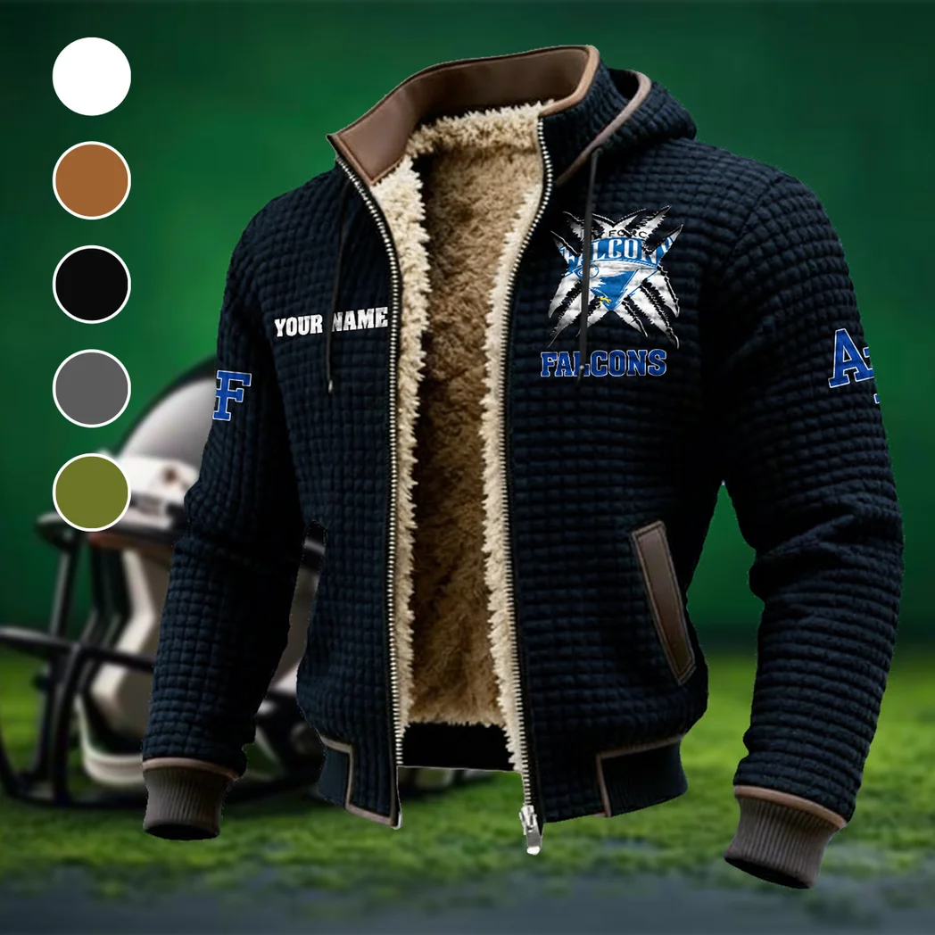 The Academy Fleece-Lined Hooded Jacket, High-Performance Trail Jacket HVN1454AF - Black