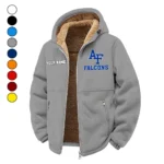 The Academy Winter Fleece Jacket, Extreme Cold Fleece Coat HVN1454AF - Grey