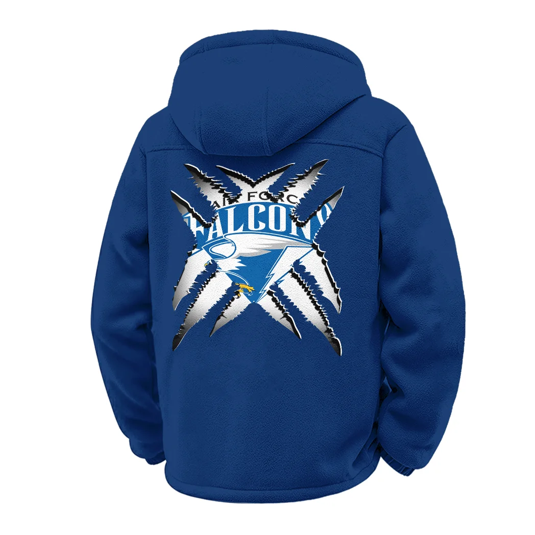 The Academy Winter Fleece Jacket, Extreme Cold Fleece Coat HVN1454AF - Navy - Image 3