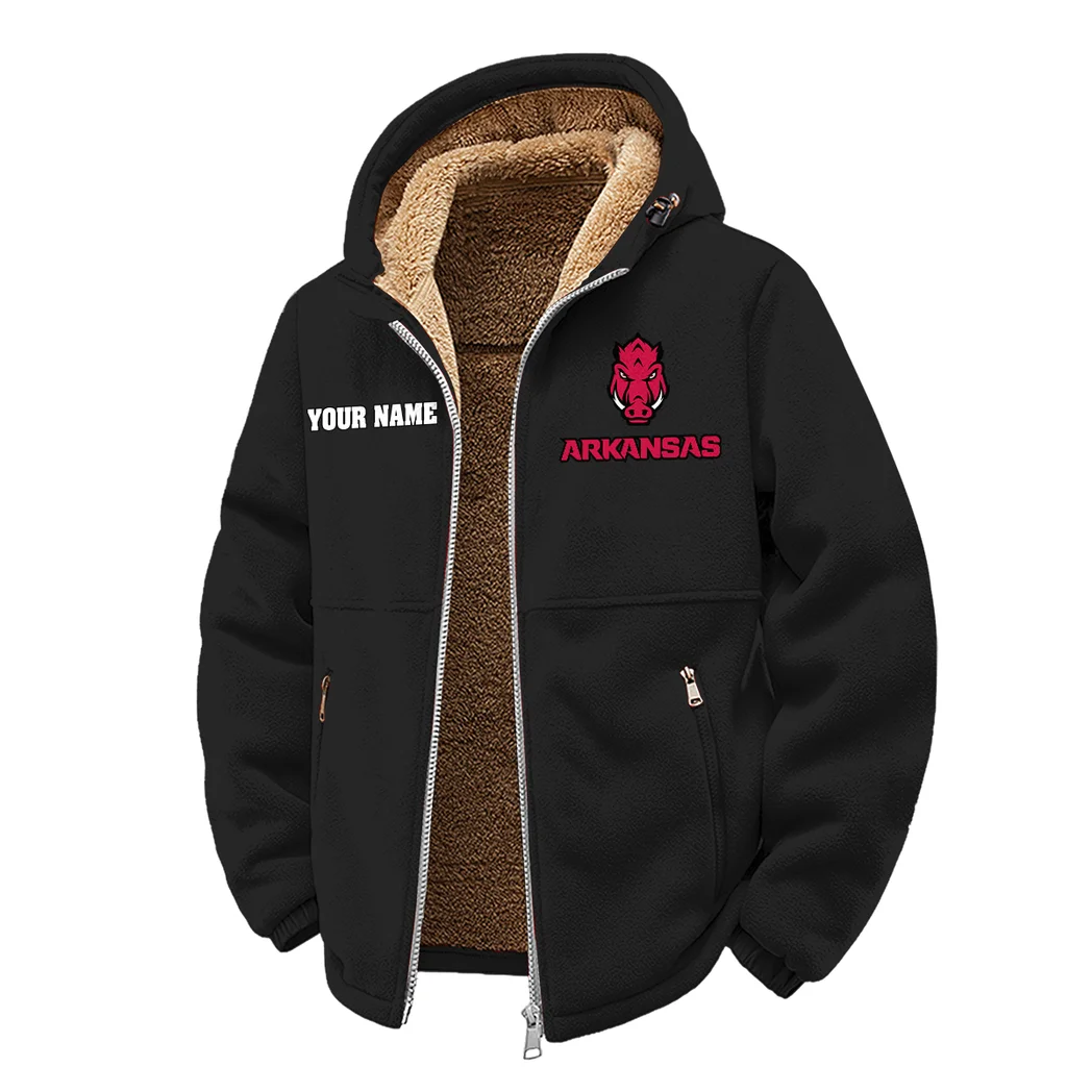 The Hogs Winter Fleece Jacket, Sub-Zero Fleece Jacket HVN1454AR - Black - Image 2