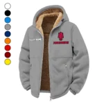 The Hogs Winter Fleece Jacket, Sub-Zero Fleece Jacket HVN1454AR - Grey