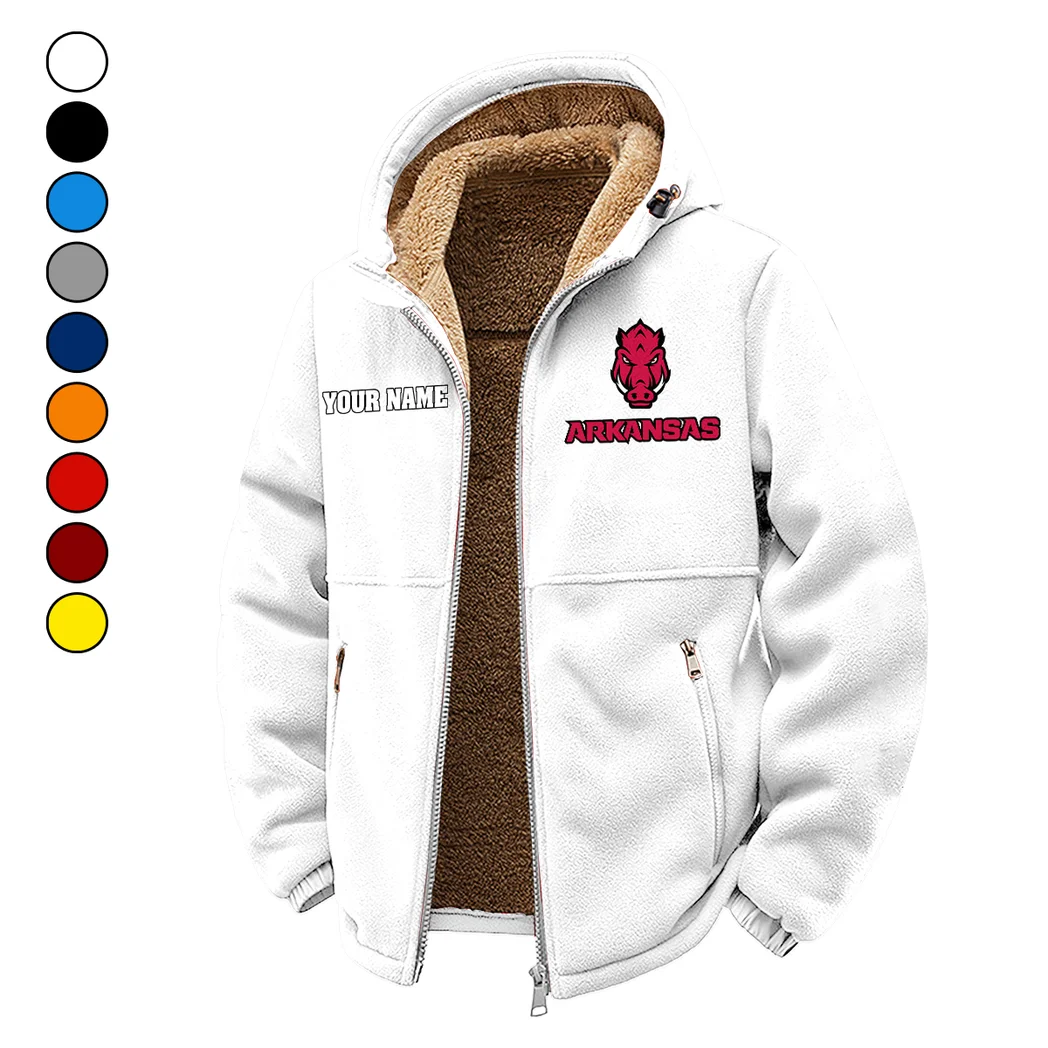 The Hogs Winter Fleece Jacket, Sub-Zero Fleece Jacket HVN1454AR - White