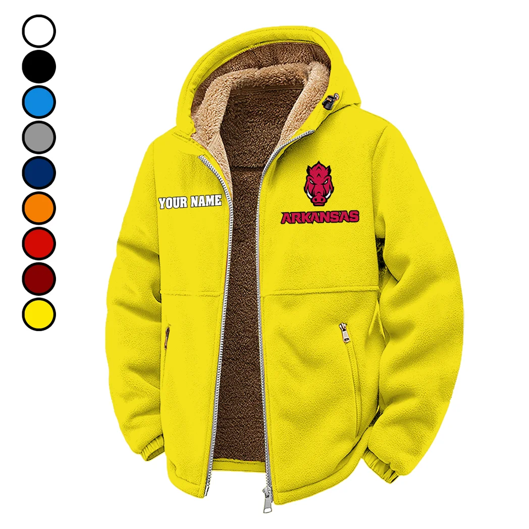 The Hogs Winter Fleece Jacket, Sub-Zero Fleece Jacket HVN1454AR - Yellow