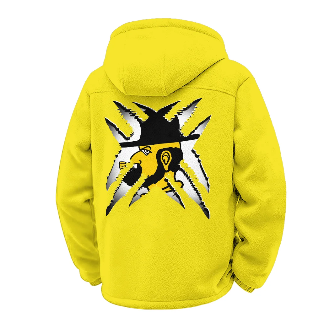 The High Country Winter Fleece Jacket, Deep Winter Comfort Fleece HVN1454AS - Yellow - Image 3