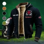 The Red Wolf Spirit Fleece-Lined Hooded Jacket, Alpine Ascent Hooded Jacket HVN1454AS - Black