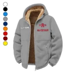 The Red Wolf Spirit Winter Fleece Jacket, Polar Climate Fleece HVN1454AS - Grey