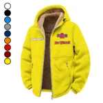 The Red Wolf Spirit Winter Fleece Jacket, Polar Climate Fleece HVN1454AS - Yellow